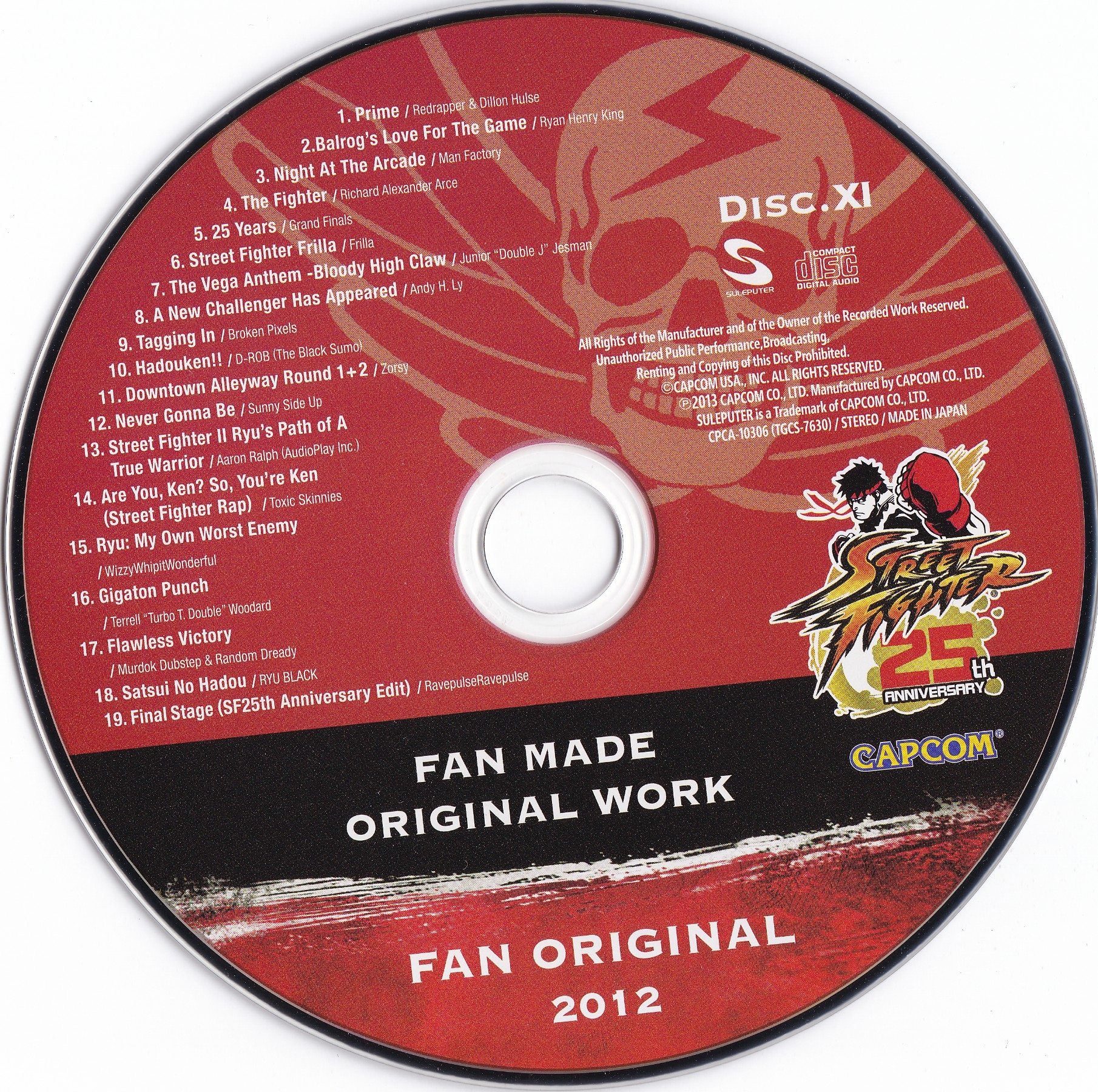 STREET FIGHTER 25th SOUND BOX (2013) MP3 - Download STREET